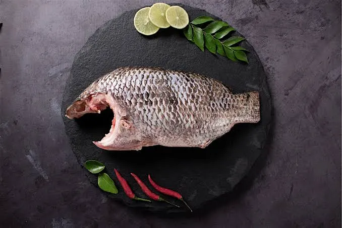 Tilapia fish/ টি‌লাপিয়া মাছ- Medium size,whole clean (500 gm)